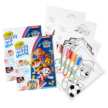 Crayola Color Wonder Mess Free Coloring Pad + Markers, Paw Patrol, PK2 757007
